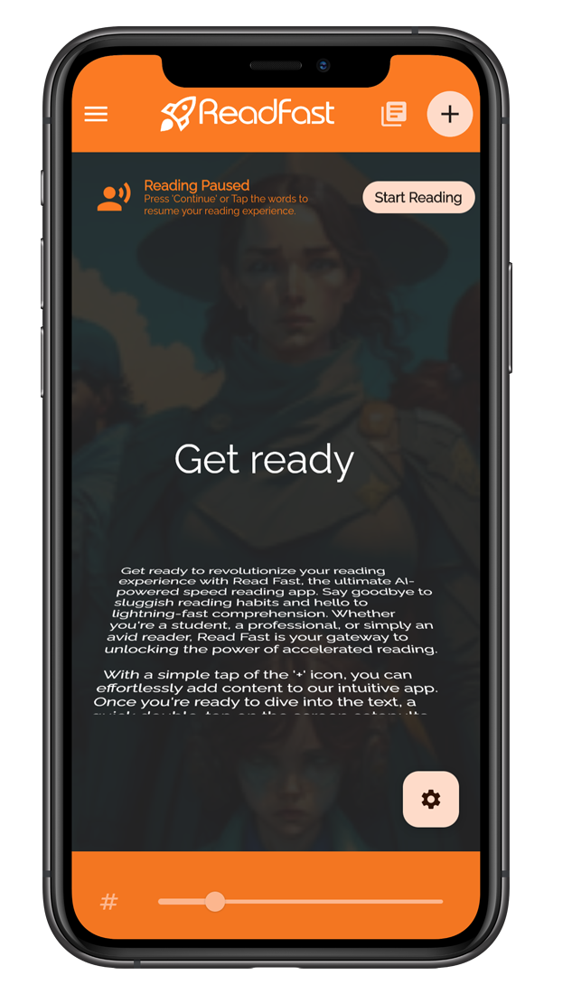 ReadFast reading library view.